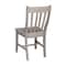 International Concepts Set of 2 Cafe Chairs, Washed Gray Taupe C09-61P - alternate 6